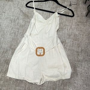 cream romper